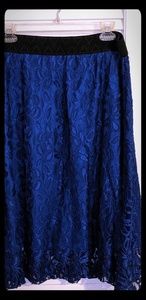 LulaRoe Lola Lace Skirt XL